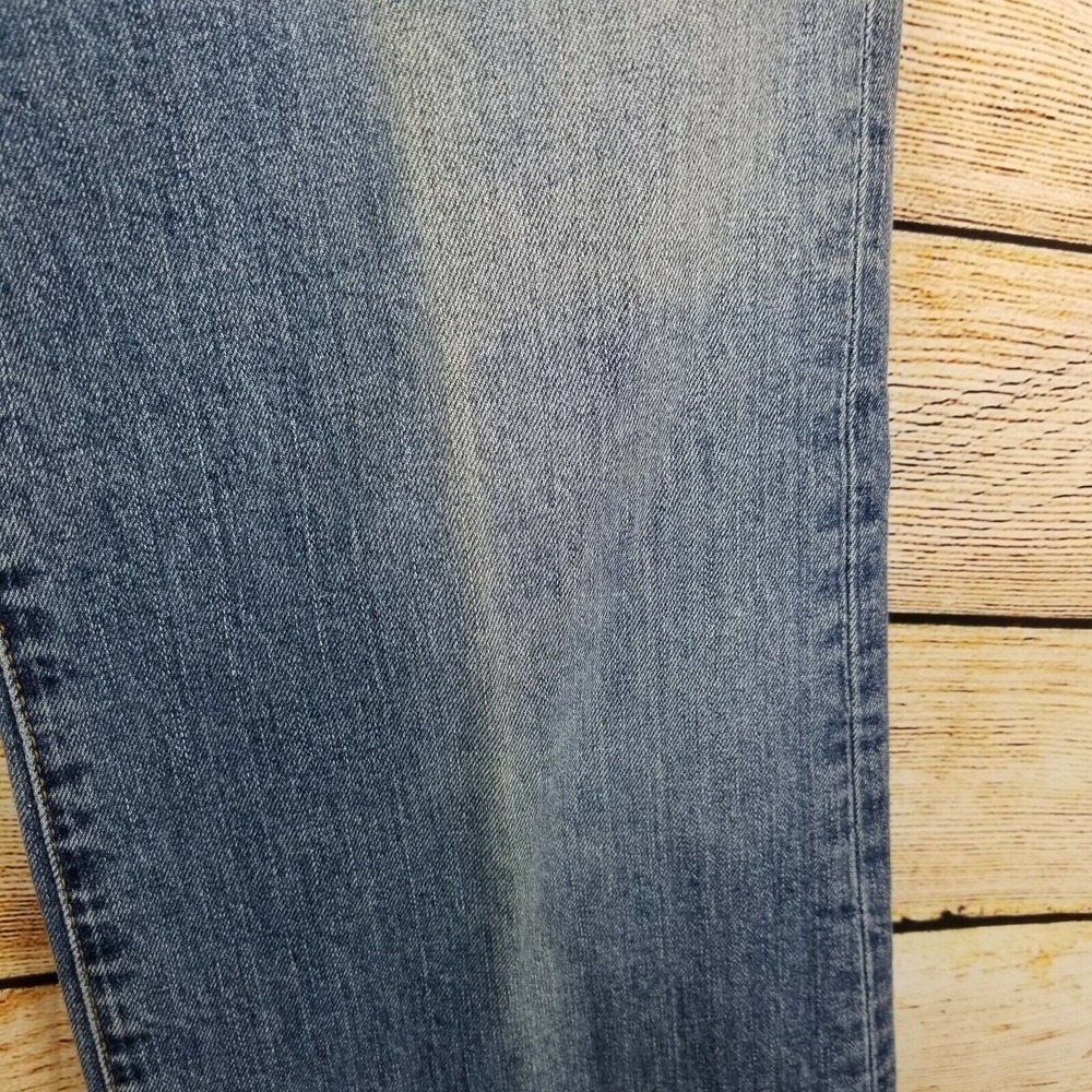 Gap Flare Stretch Jeans Womens 14 Regular Blue Cotton Blend Mid Rise Medium Wash - Picture 4 of 11